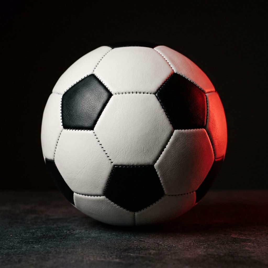Match and training football manufactured by Al Burak Sports