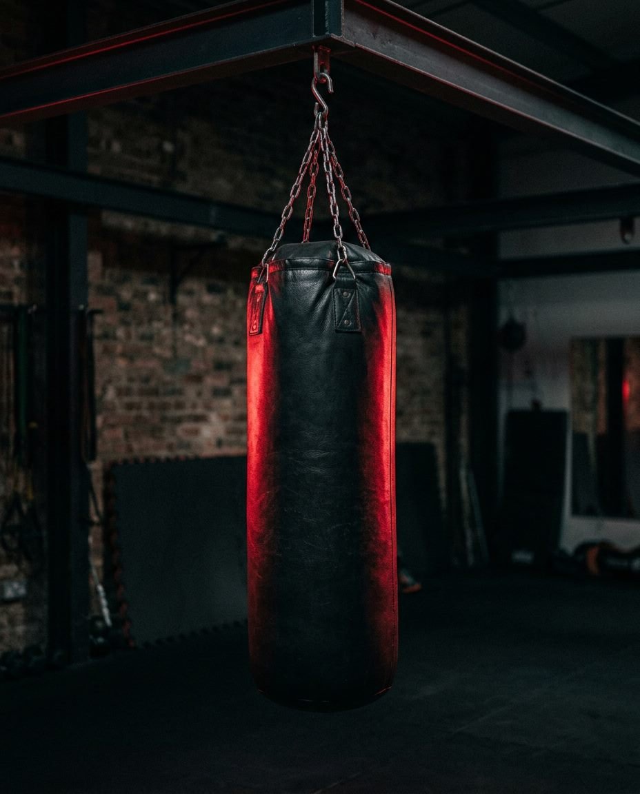 Punching bag manufactured by Al Burak Sports